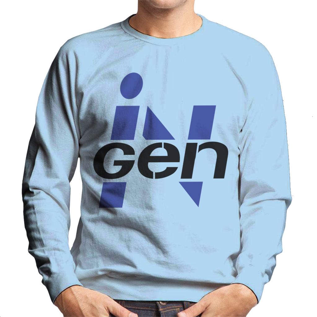 Jurassic Park Ingen Classic Blue Logo Men's Sweatshirt product image 4