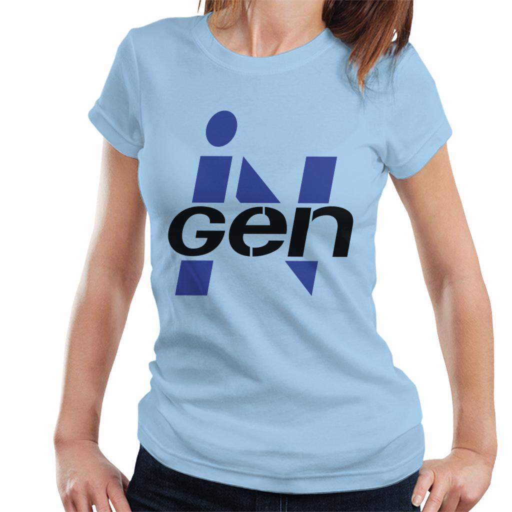 Jurassic Park Ingen Classic Blue Logo Women's T-Shirt product image 4