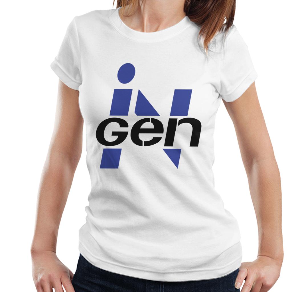Jurassic Park Ingen Classic Blue Logo Women's T-Shirt product image 1