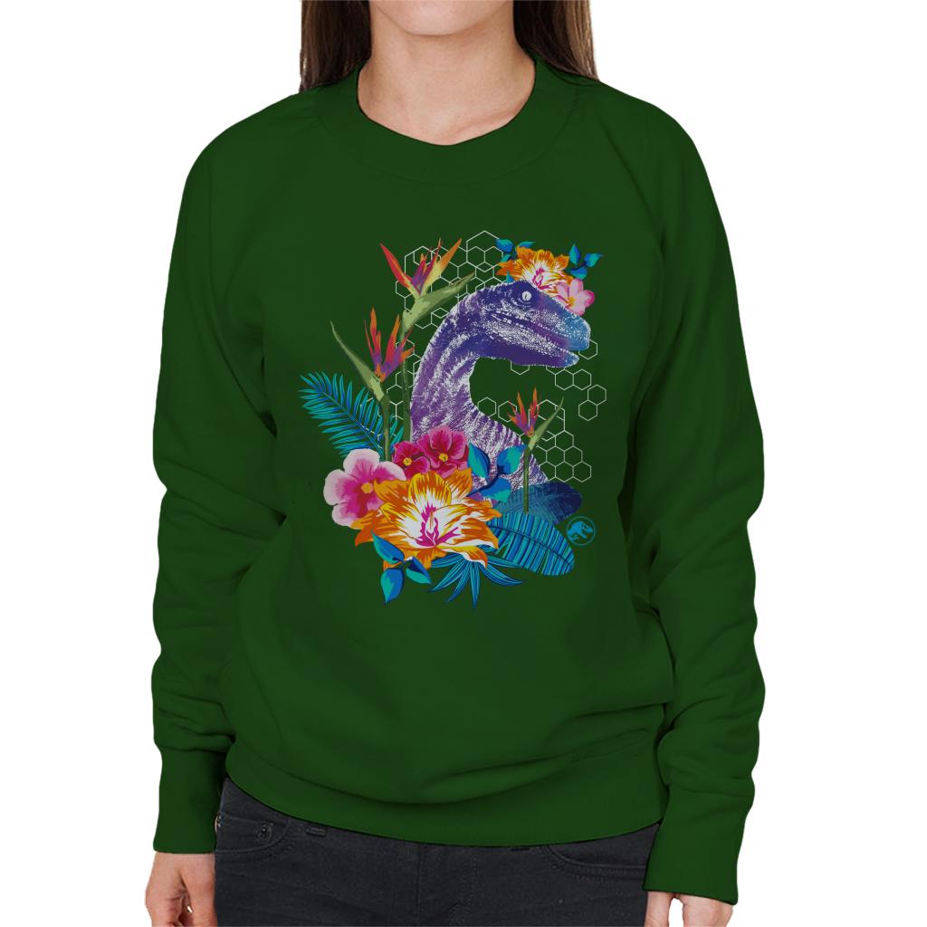 Jurassic Park Velociraptor Colourful Jungle Women's product image 4