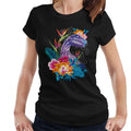 Jurassic Park Velociraptor Colourful Jungle Women's T-Shirt product image 1