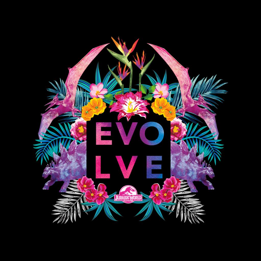 Jurassic Park Evolve Floral Aesthetic Men's Hooded product image 2