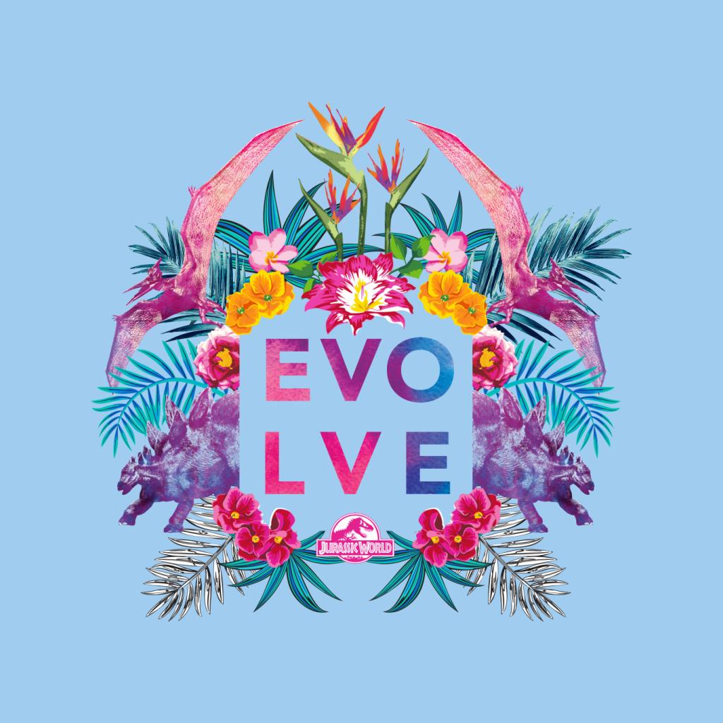 Jurassic Park Evolve Floral Aesthetic Women's Sweatshirt product image 5