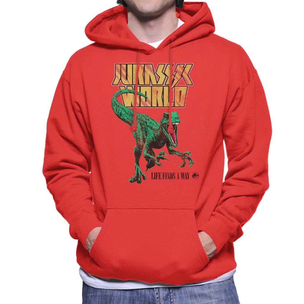 Jurassic World Velociraptor Life Finds A Way Men's Hooded product image 6