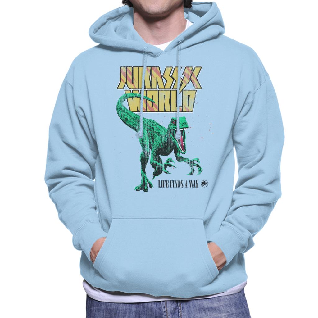 Jurassic World Velociraptor Life Finds A Way Men's Hooded product image 4