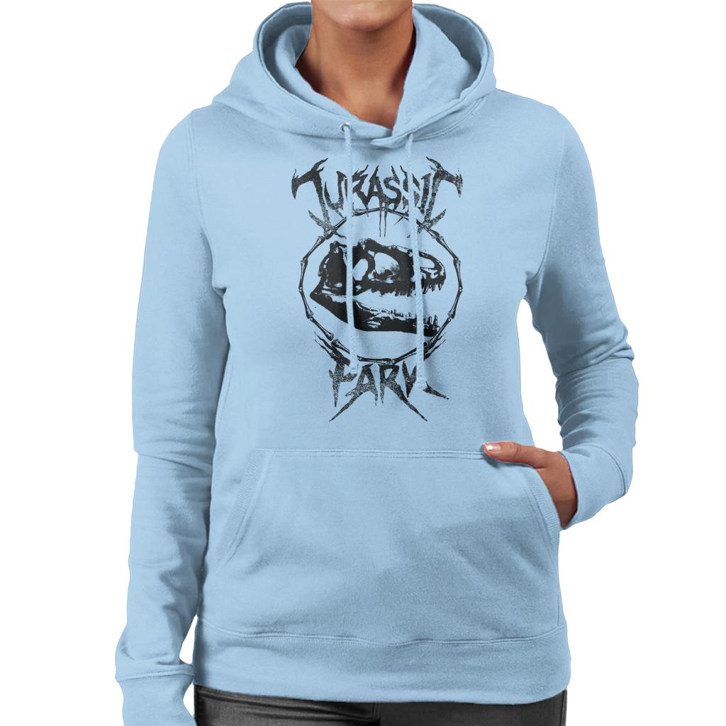 Jurassic Park T Rex Fossil Logo Women's Hooded Sweatshirt product image 4