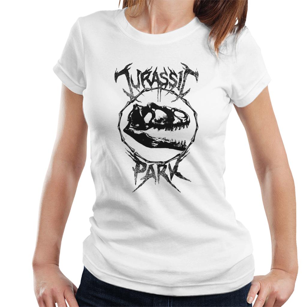 Jurassic Park T Rex Fossil Logo Women's T-Shirt product image 1