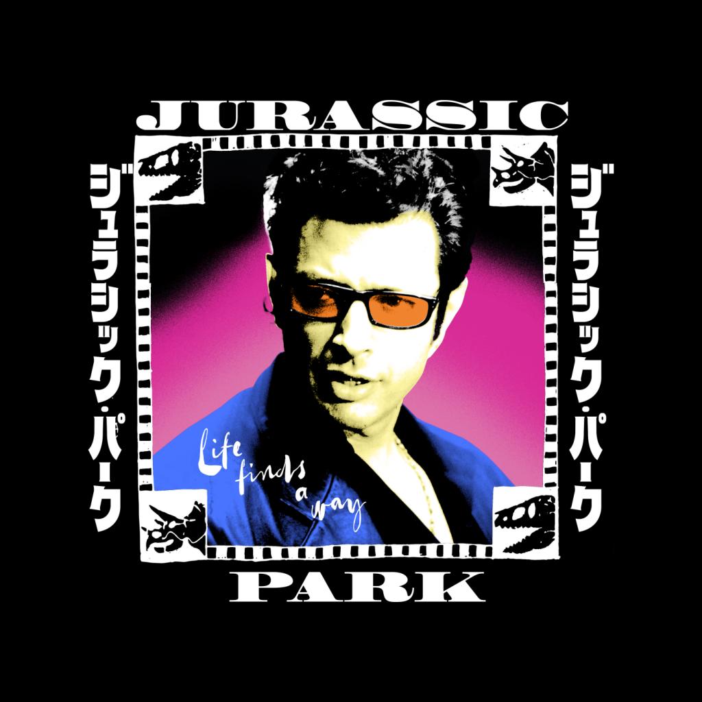 Jurassic Park Ian Malcolm Life Finds A Way Men's T-Shirt product image 2