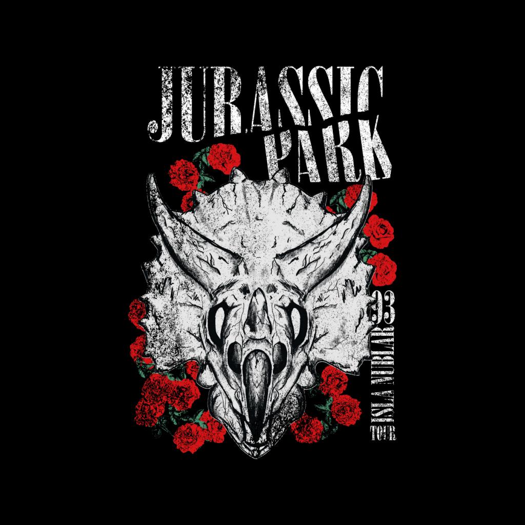 Jurassic Park Triceratops Roses Men's Sweatshirt product image 2