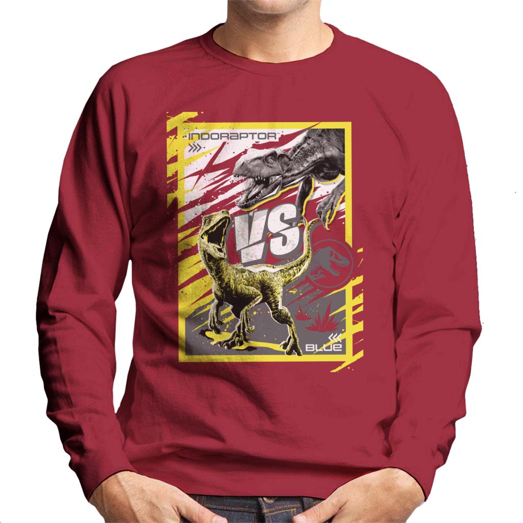 Jurassic World Indoraptor Vs Blue Men's Sweatshirt product image 4