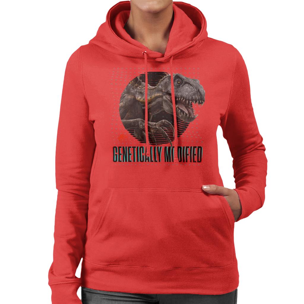 Jurassic Park Genetically Modified Women's Hooded Sweatshirt product image 6