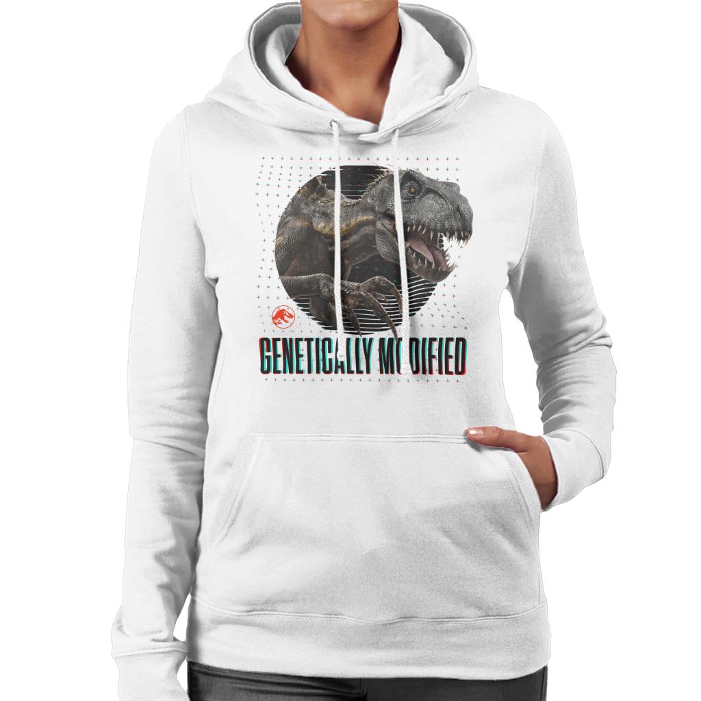 Jurassic Park Genetically Modified Women's Hooded Sweatshirt product image 1