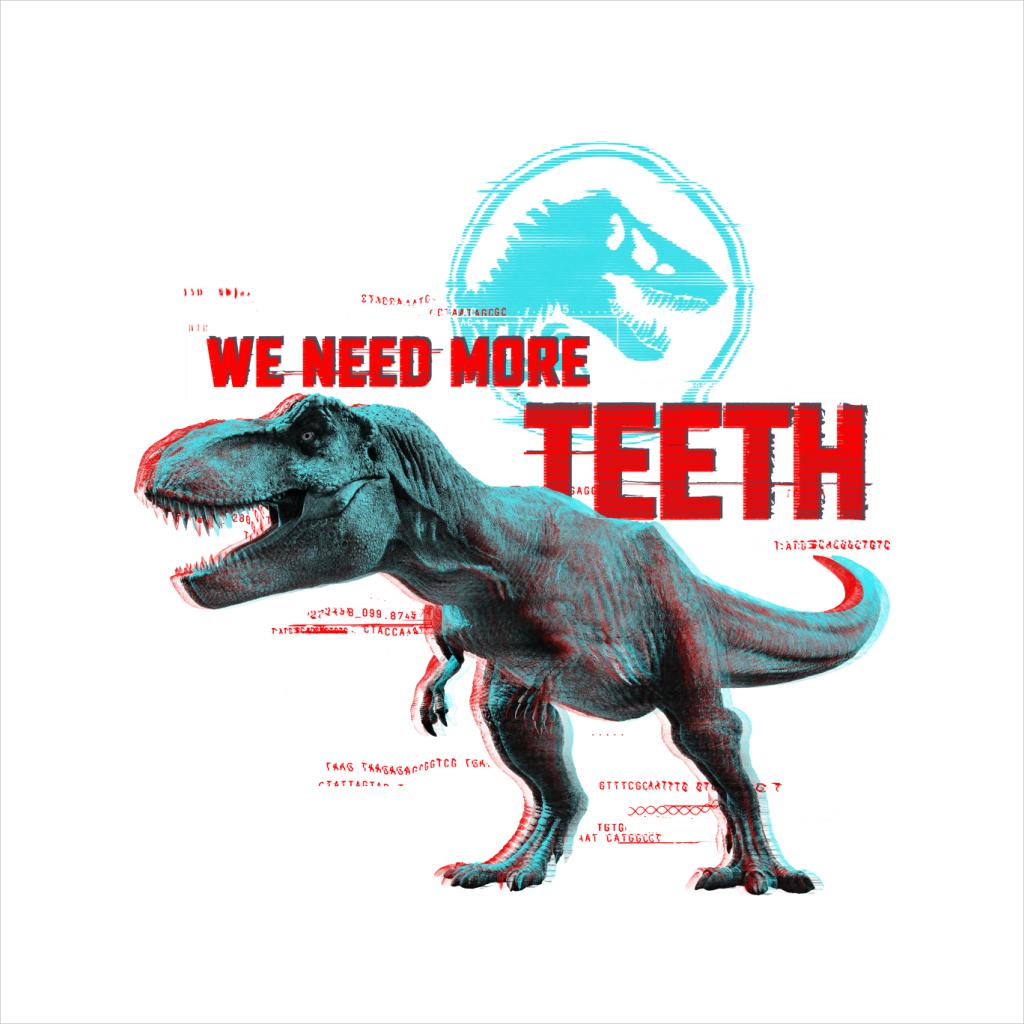Jurassic Park T Rex We Need More Teeth Men's T-Shirt product image 2