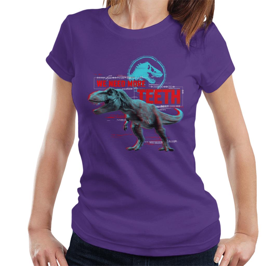 Jurassic Park T Rex We Need More Teeth Women's T-Shirt product image 6