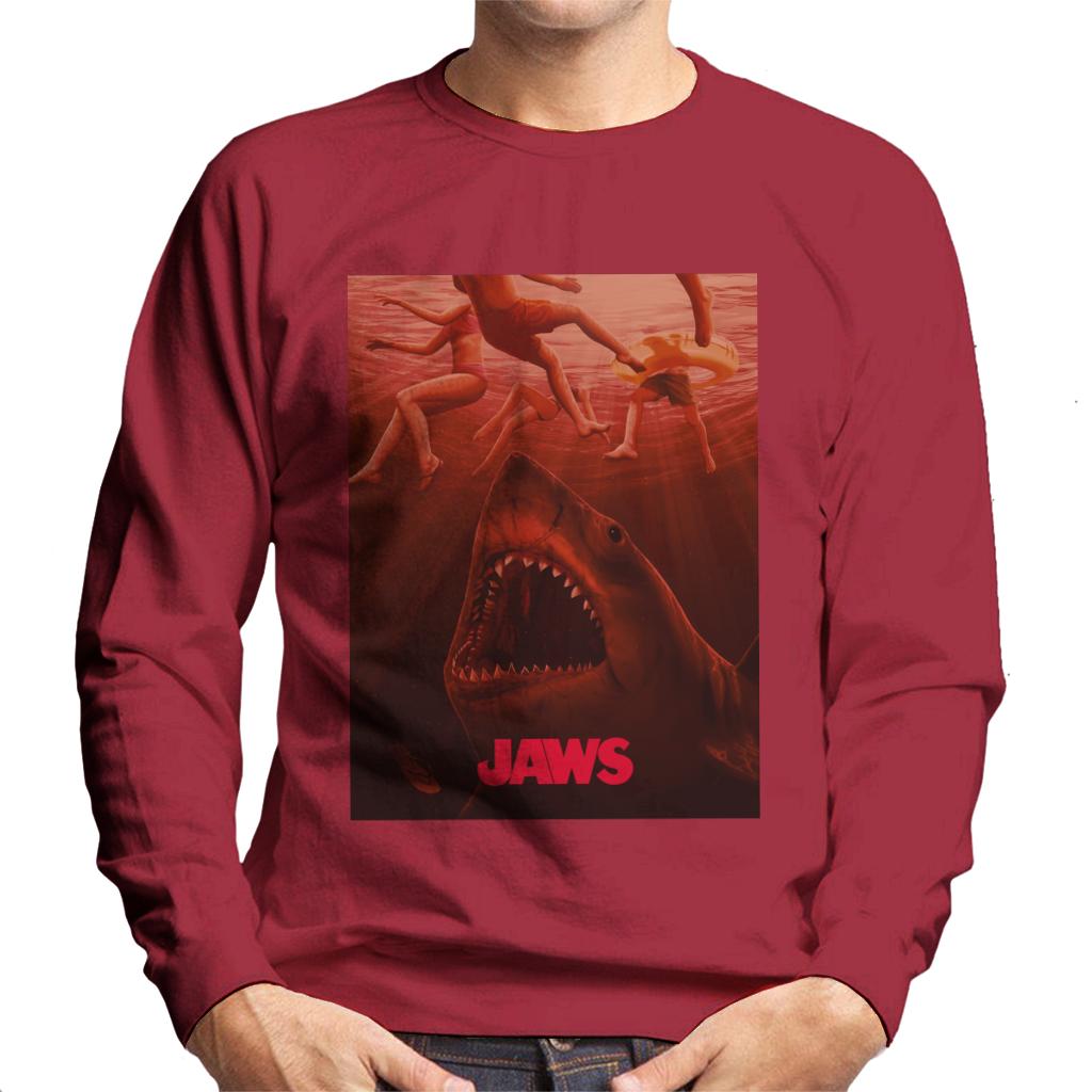 Jaws Under The Water Men's Sweatshirt