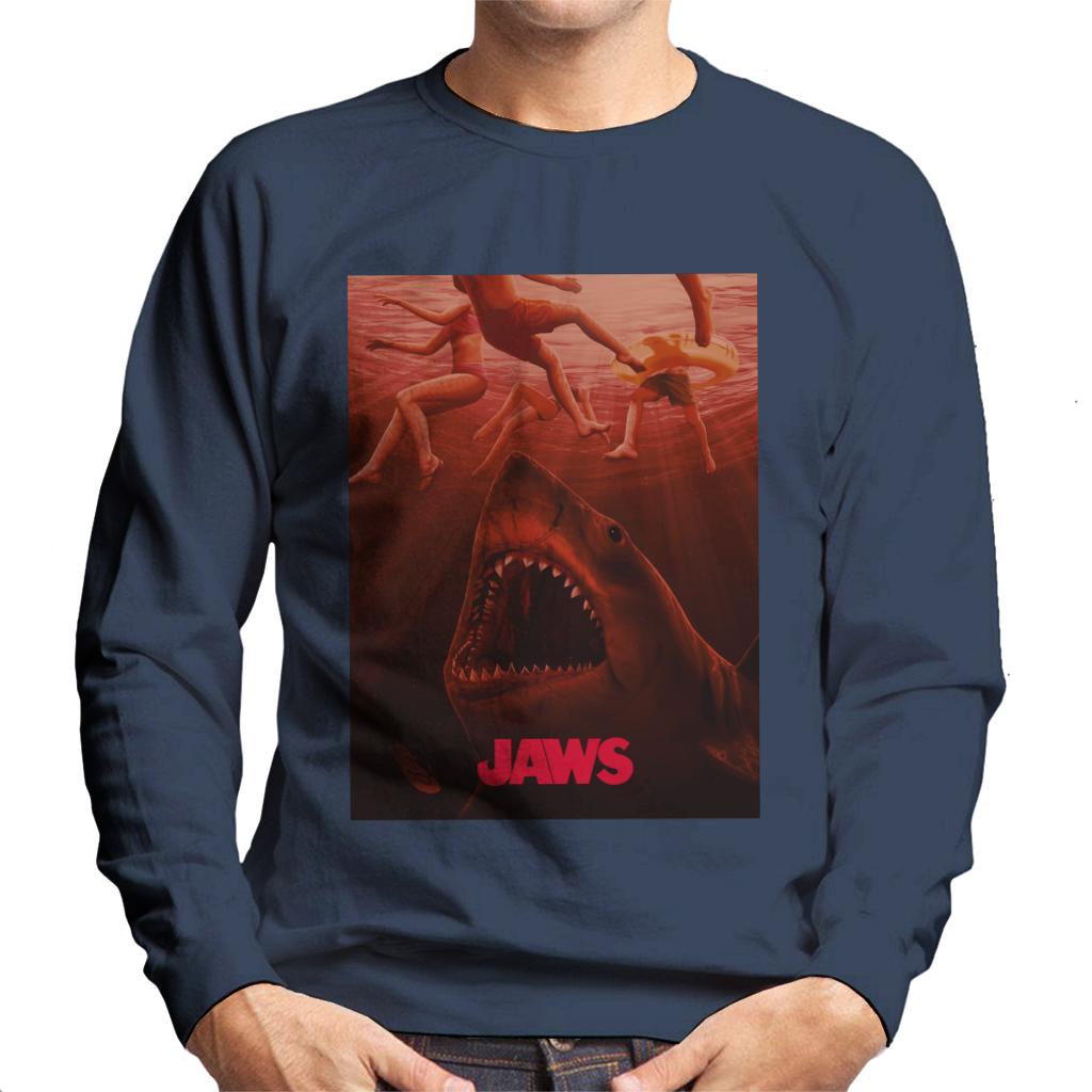 Jaws Under The Water Men's Sweatshirt