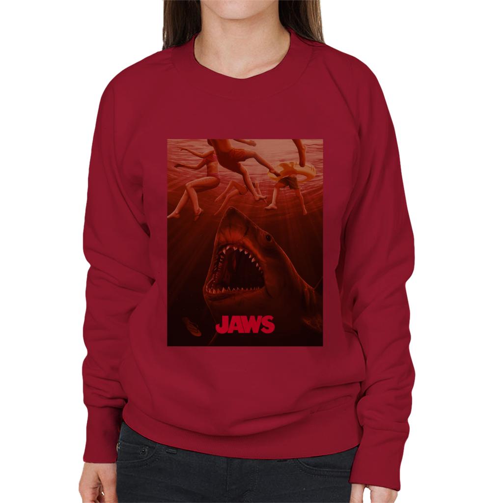 Jaws Under The Water Women's Sweatshirt