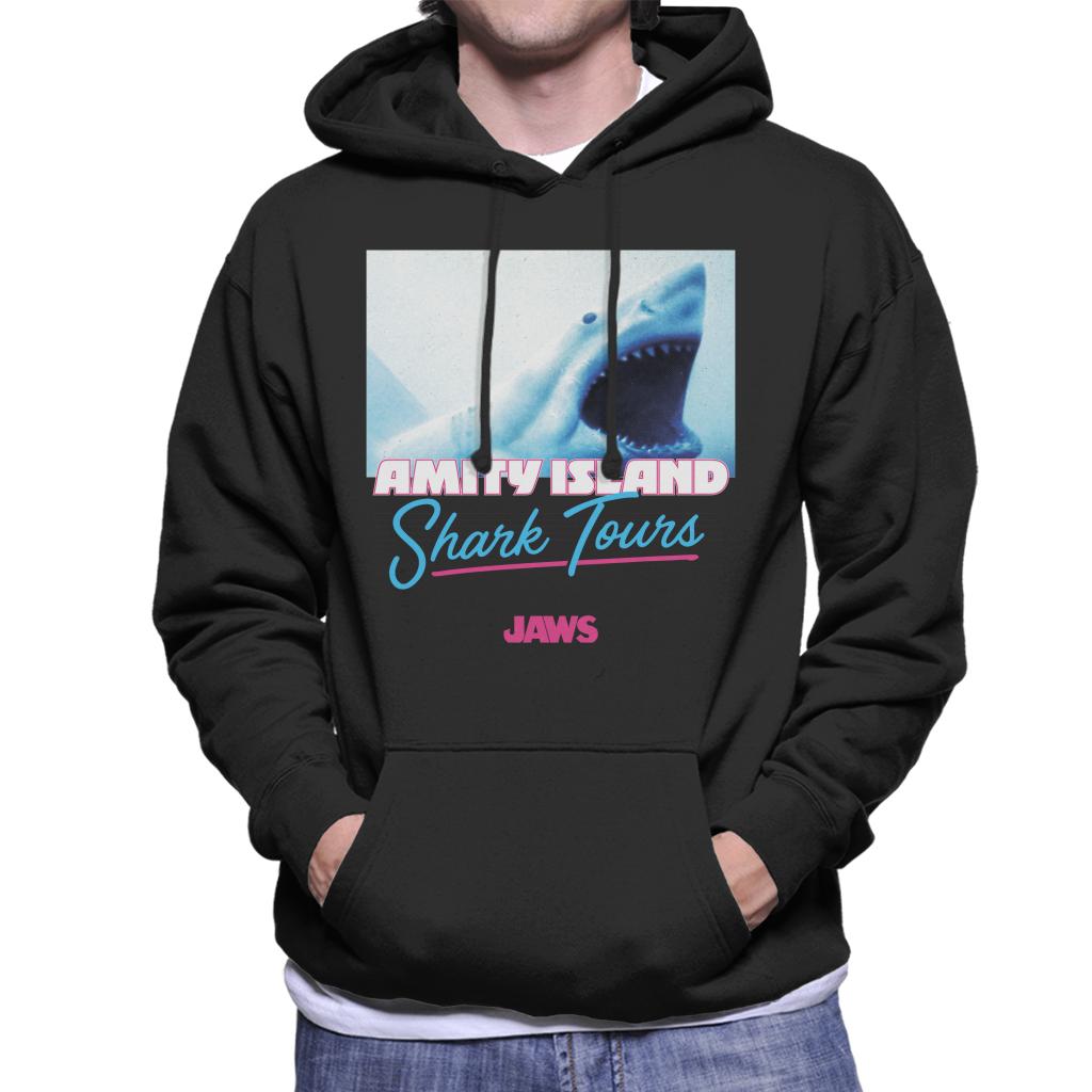 Jaws Amity Island Shark Tours Men's Hooded Sweatshirt