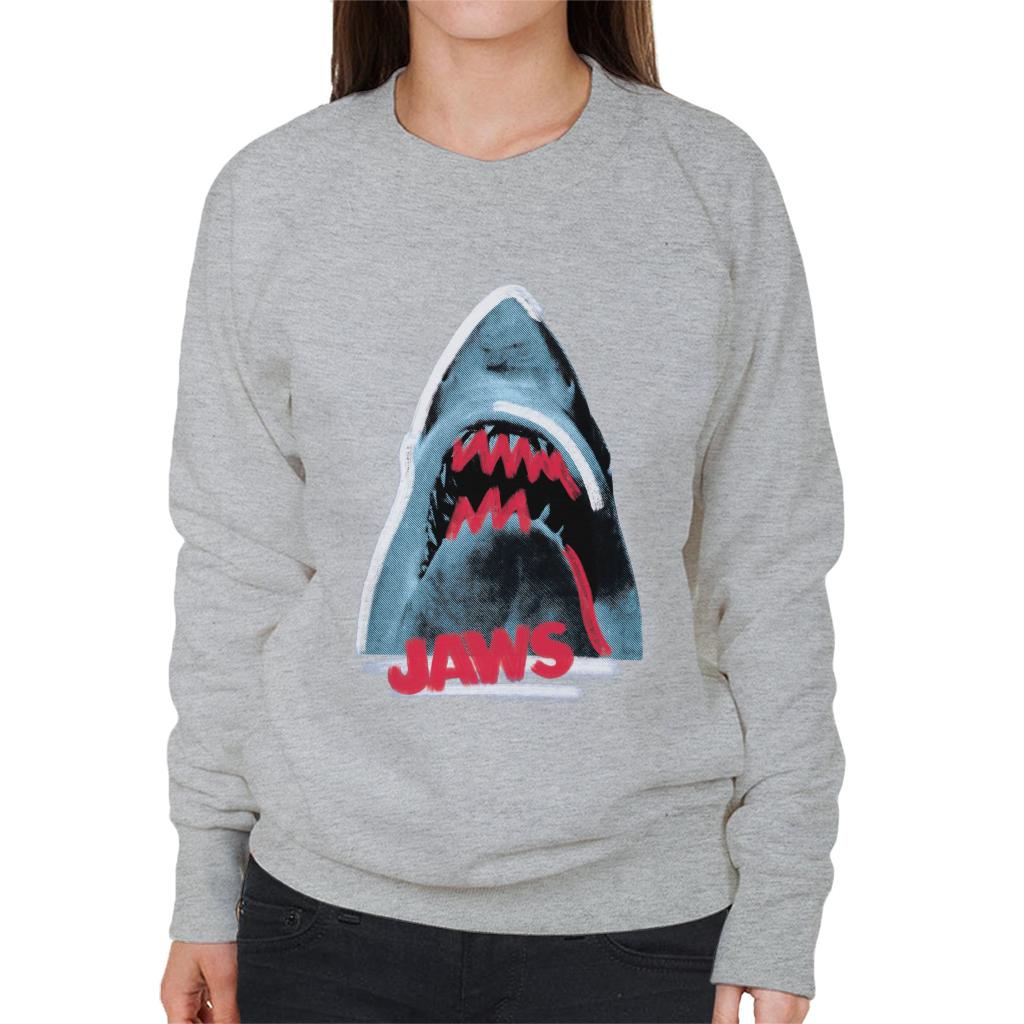 Jaws Red Teeth Women's Sweatshirt