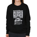 Jaws 1975 Beach Closed Women's Sweatshirt