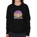 Jaws Orca Sunset In The Sea Women's Sweatshirt
