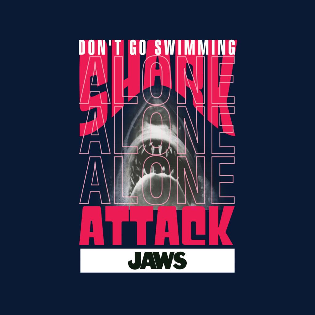 Jaws Don't Go Swimming Alone Men's Sweatshirt