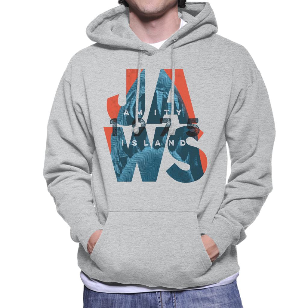 Jaws 1975 Amity Island Men's Hooded Sweatshirt
