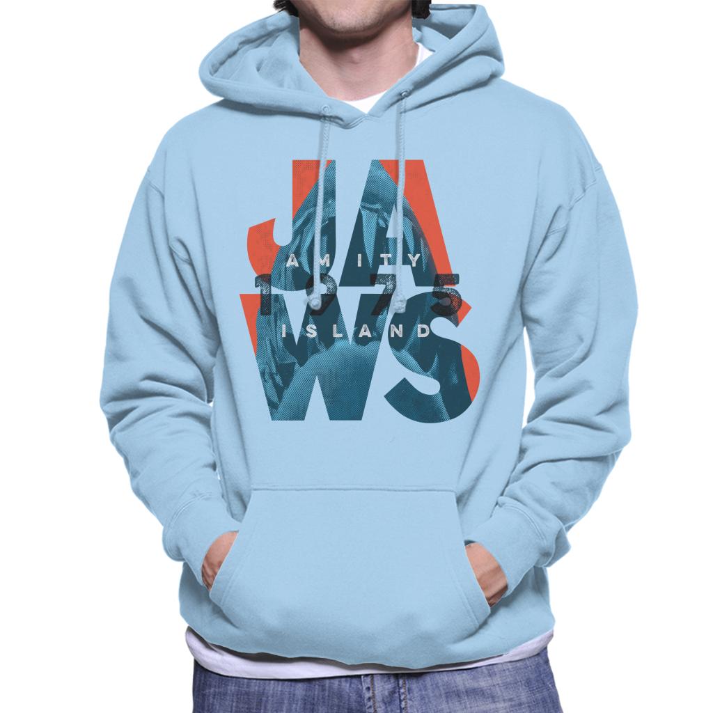 Jaws 1975 Amity Island Men's Hooded Sweatshirt