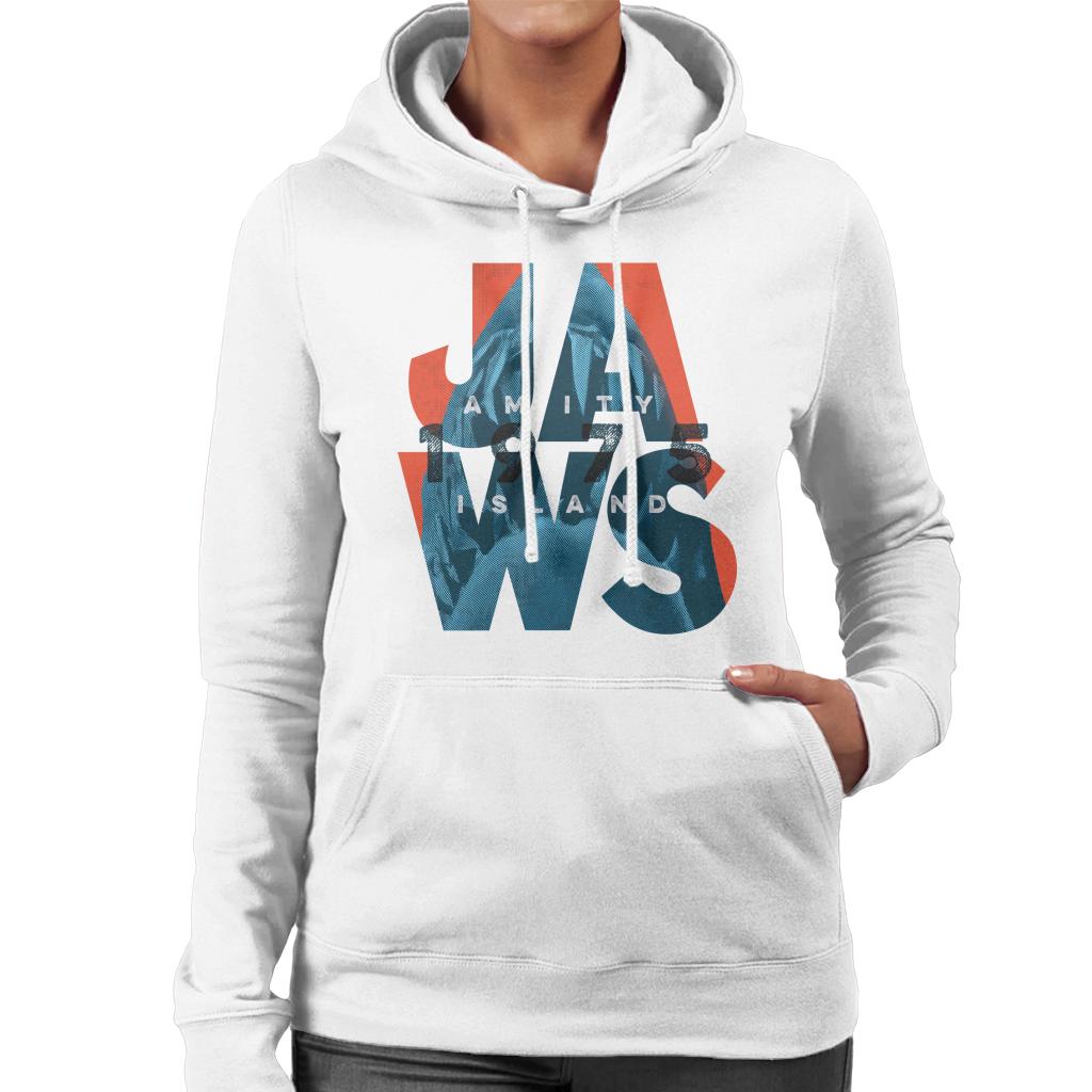 Jaws 1975 Amity Island Women's Hooded Sweatshirt