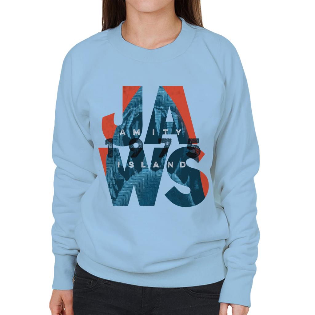 Jaws 1975 Amity Island Women's Sweatshirt