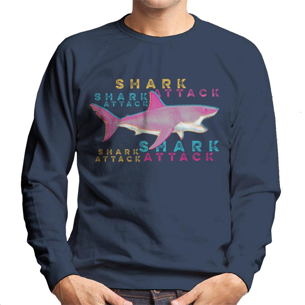 Jaws Shark Attack Men's Sweatshirt