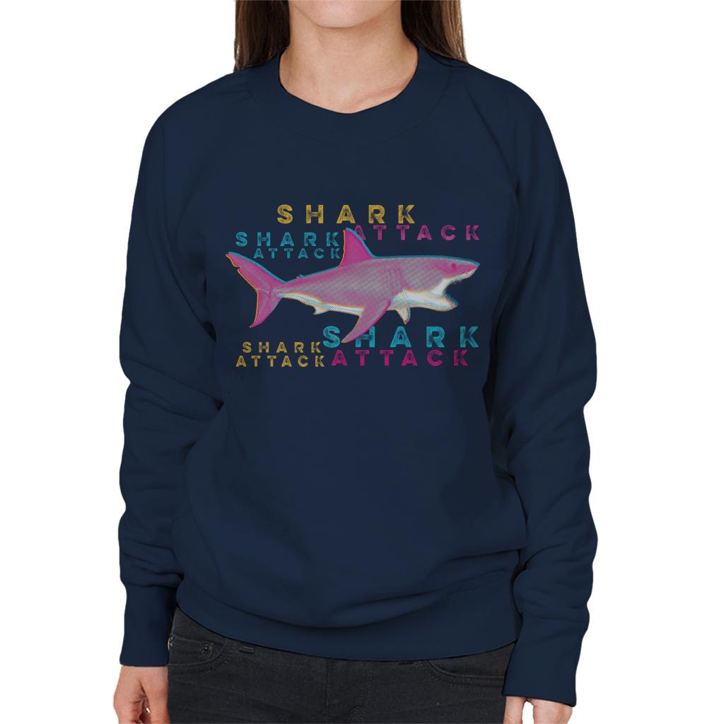 Jaws Shark Attack Women's Sweatshirt
