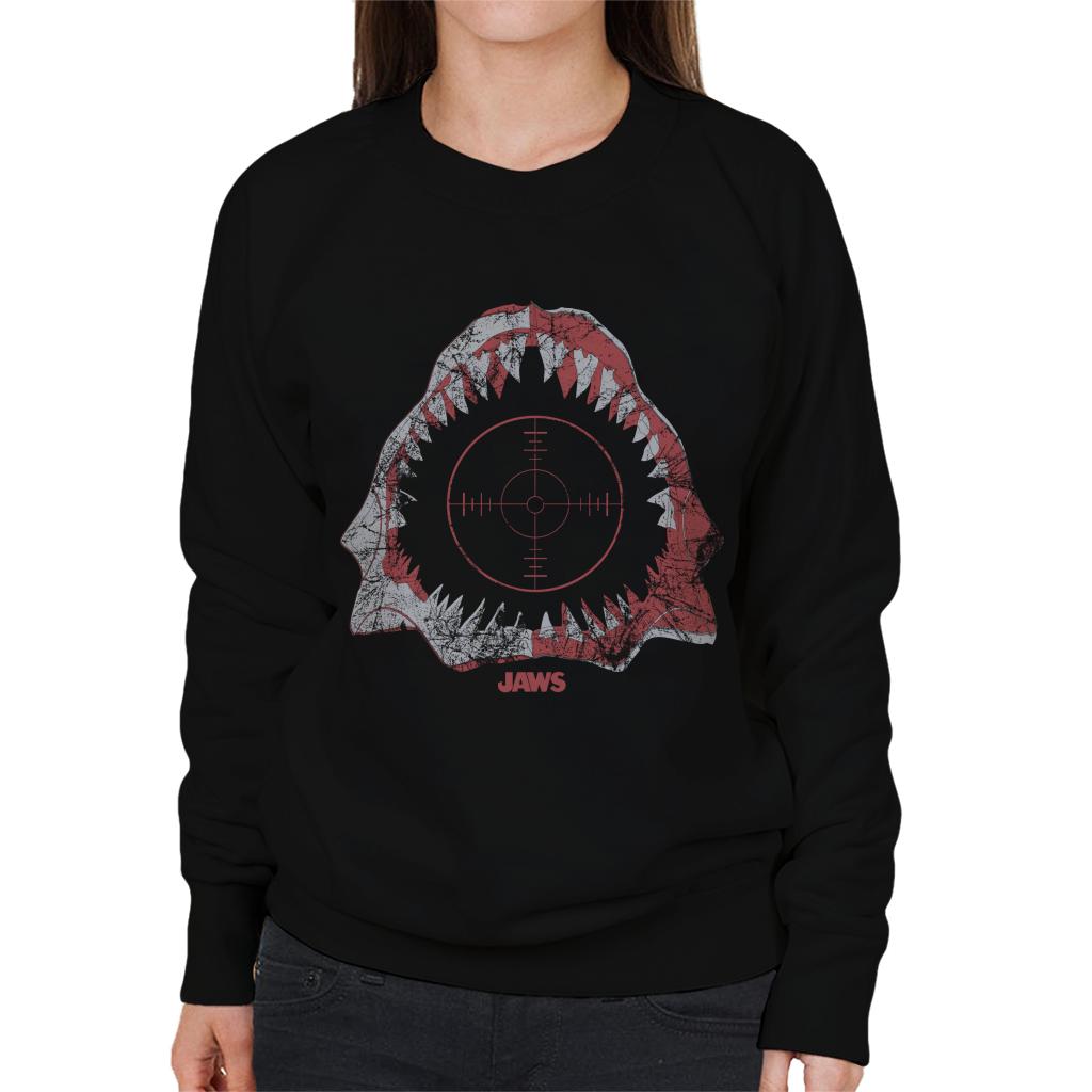 Jaws Cross Hairs Women's Sweatshirt