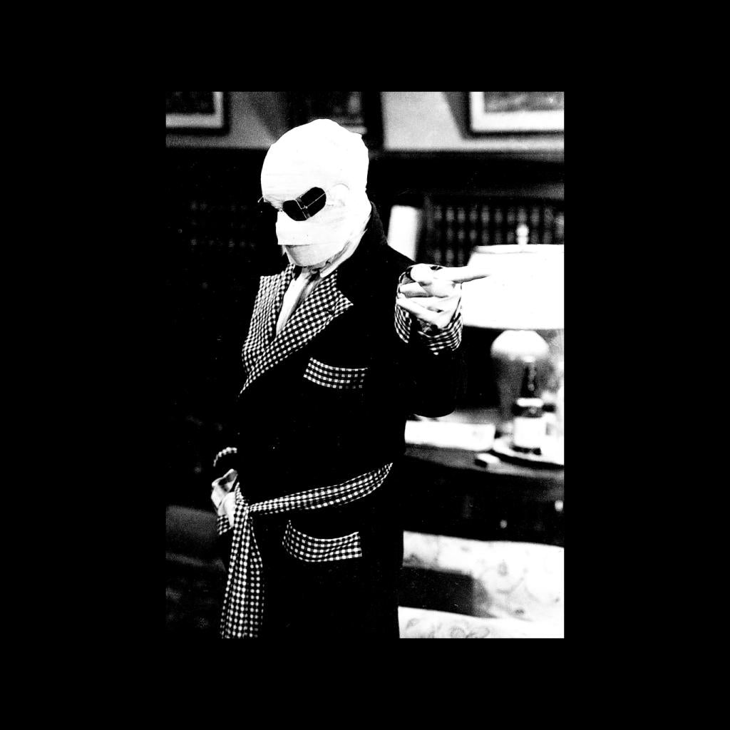 The Invisible Man Pointing Off Screen Men's Hooded product image 2