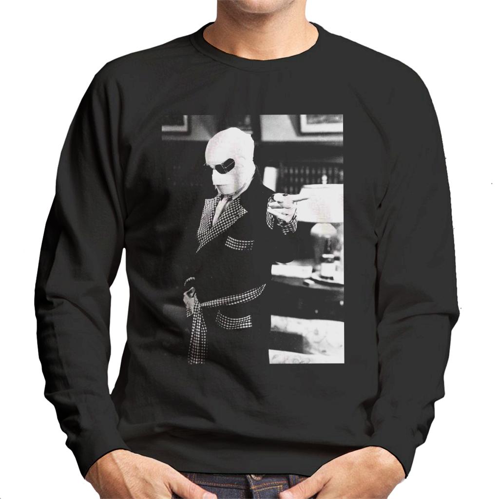 The Invisible Man Pointing Off Screen Men's Sweatshirt product image 1