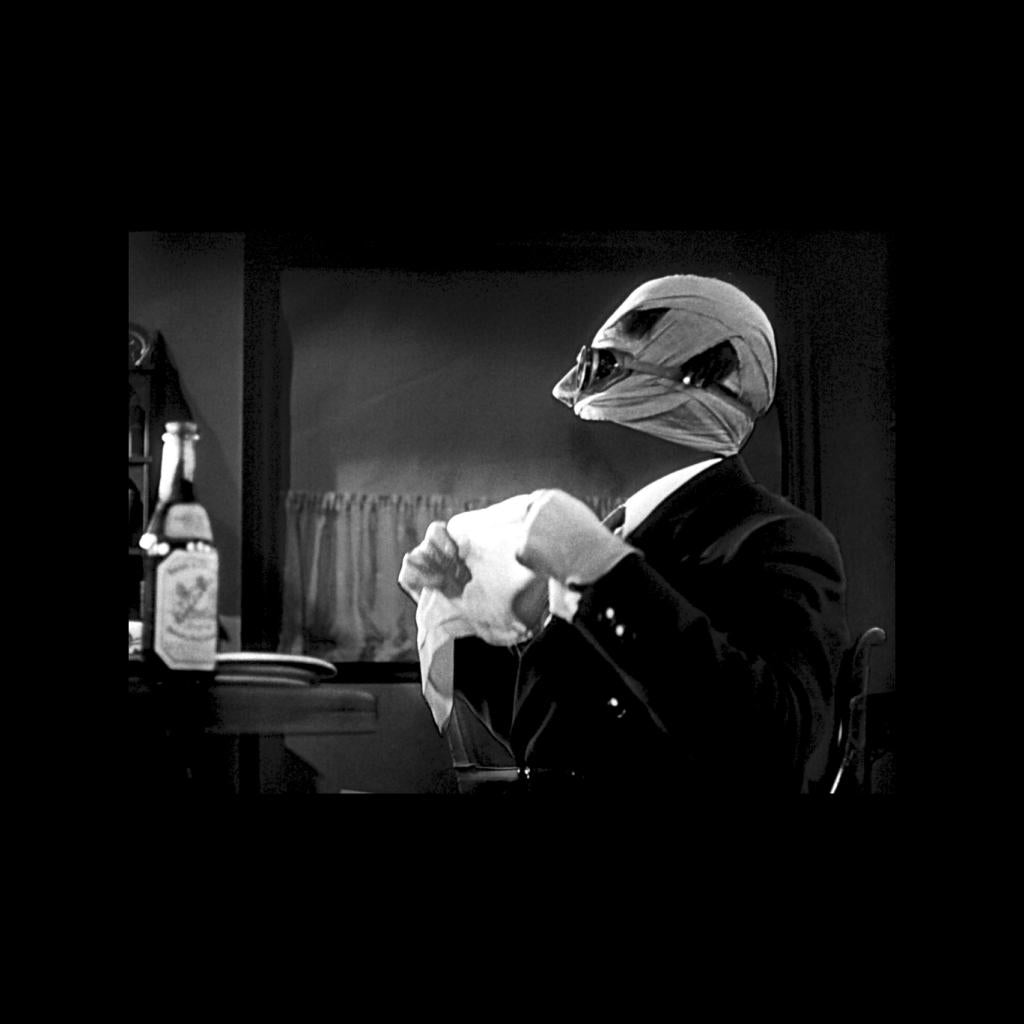 The Invisible Man Using Powers Men's Hooded Sweatshirt product image 2