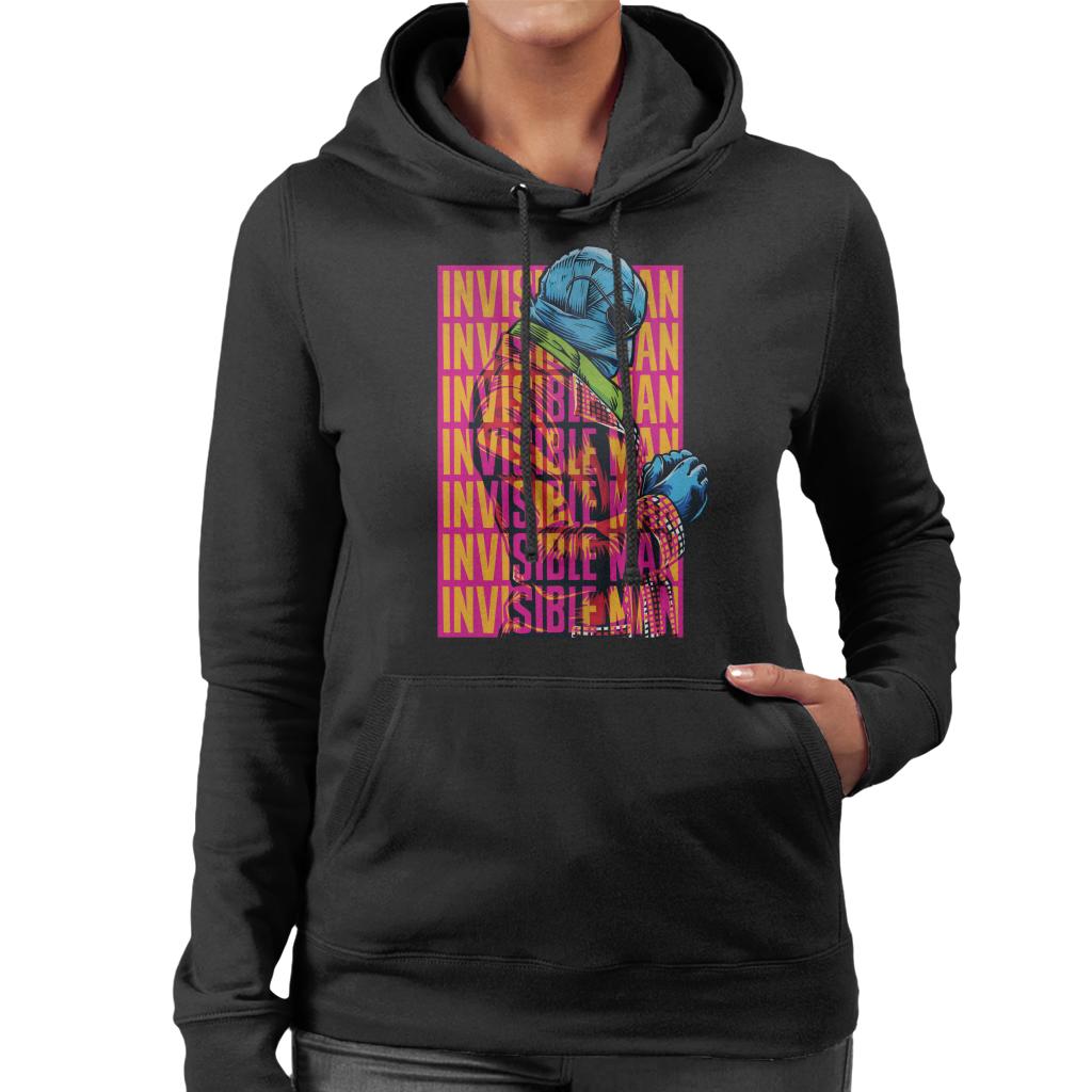 The Invisible Man Silhouette Multi Logo Women's Hooded product image 1