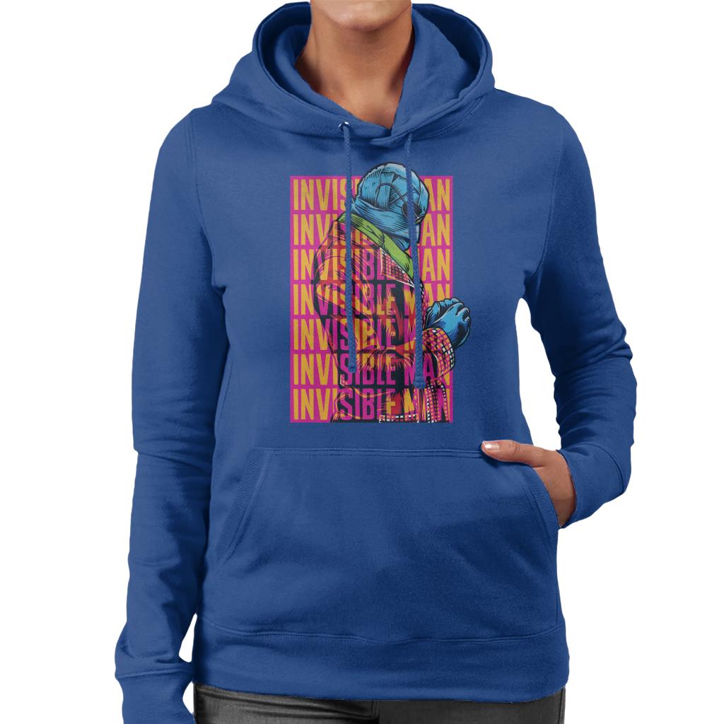 The Invisible Man Silhouette Multi Logo Women's Hooded product image 4
