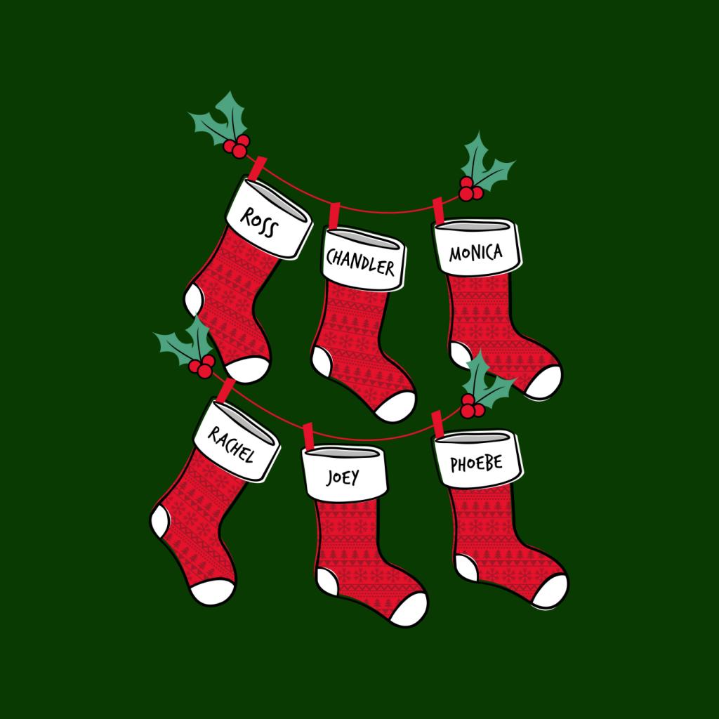 Friends Christmas Stockings Men's Hooded Sweatshirt product image 5