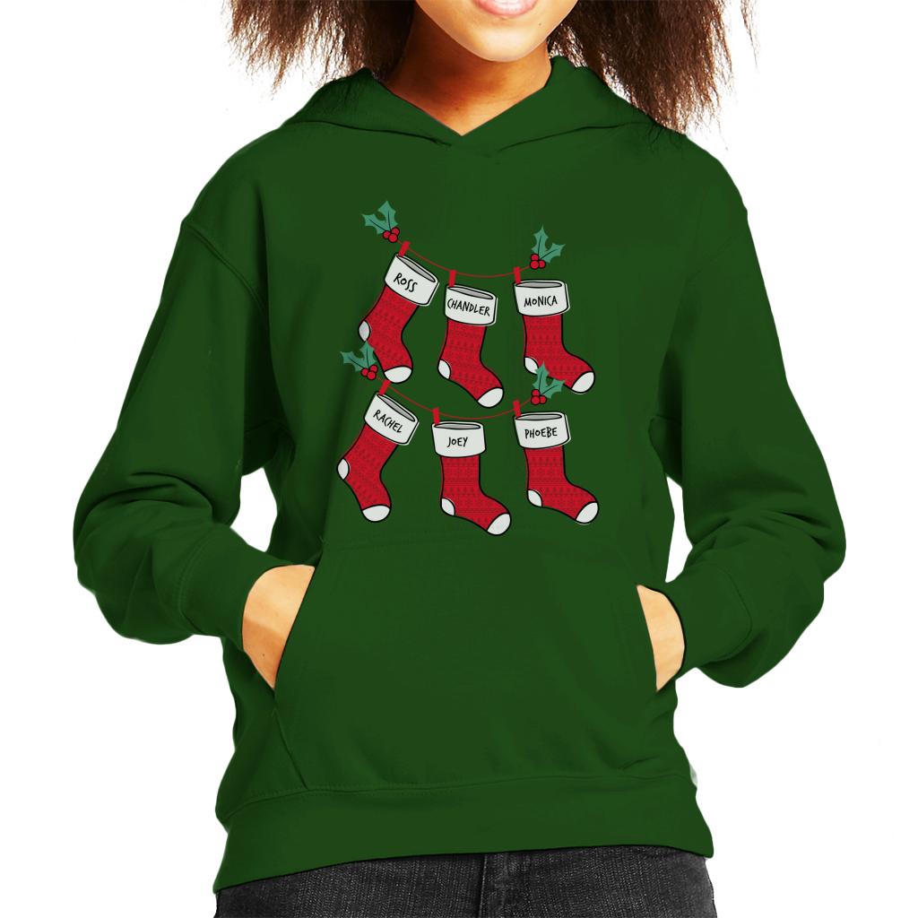 Friends Christmas Stockings Kid's Hooded Sweatshirt product image 4