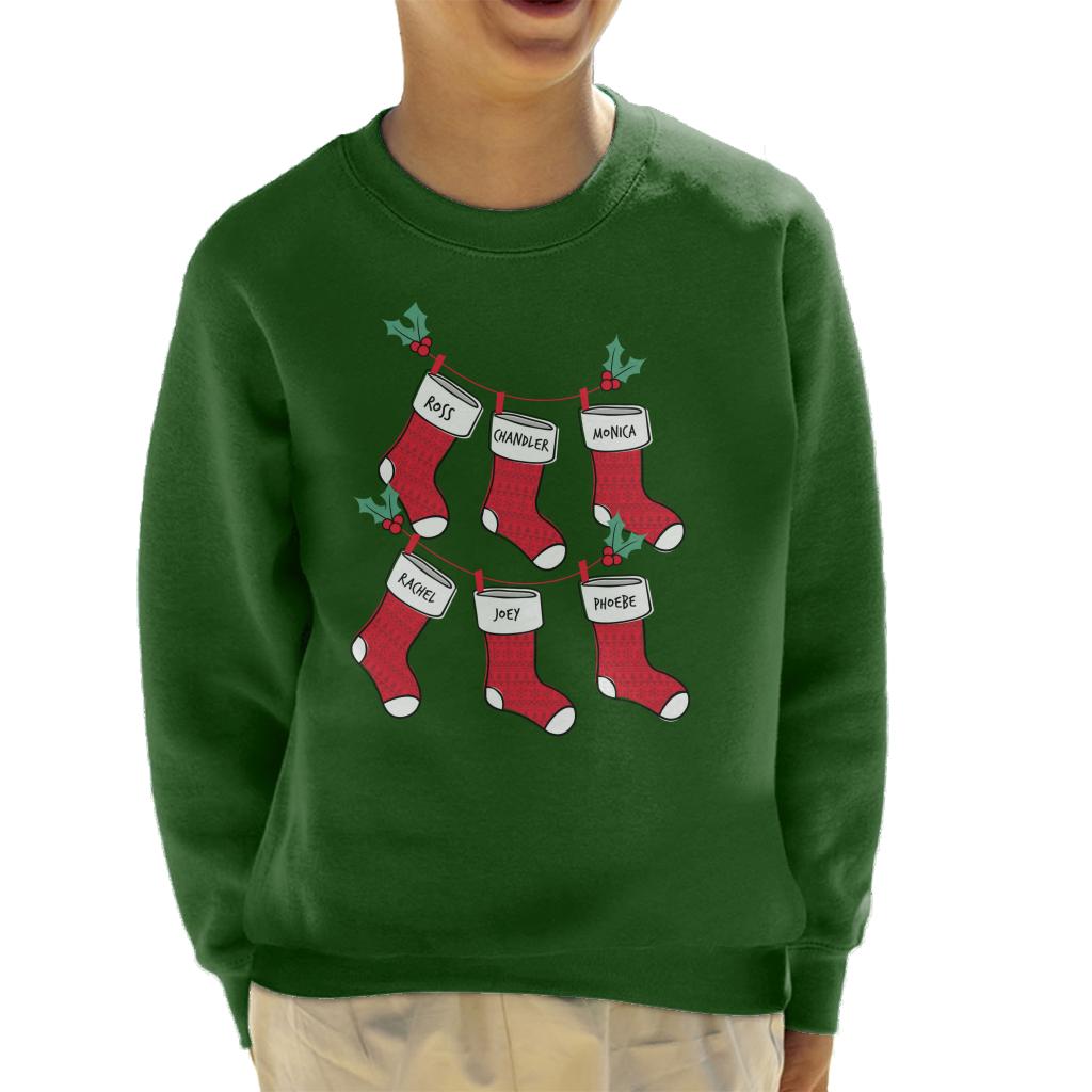 Friends Christmas Stockings Kid's Sweatshirt product image 4