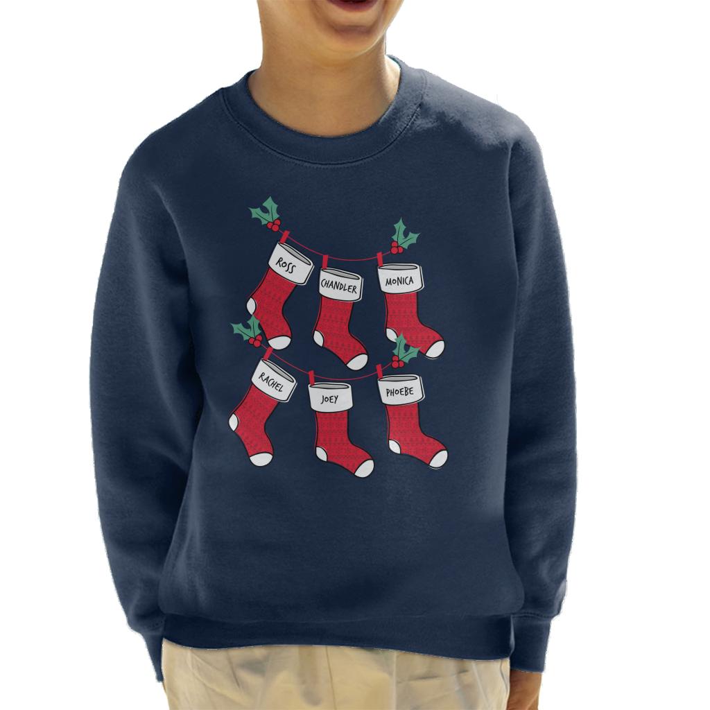 Friends Christmas Stockings Kid's Sweatshirt product image 1