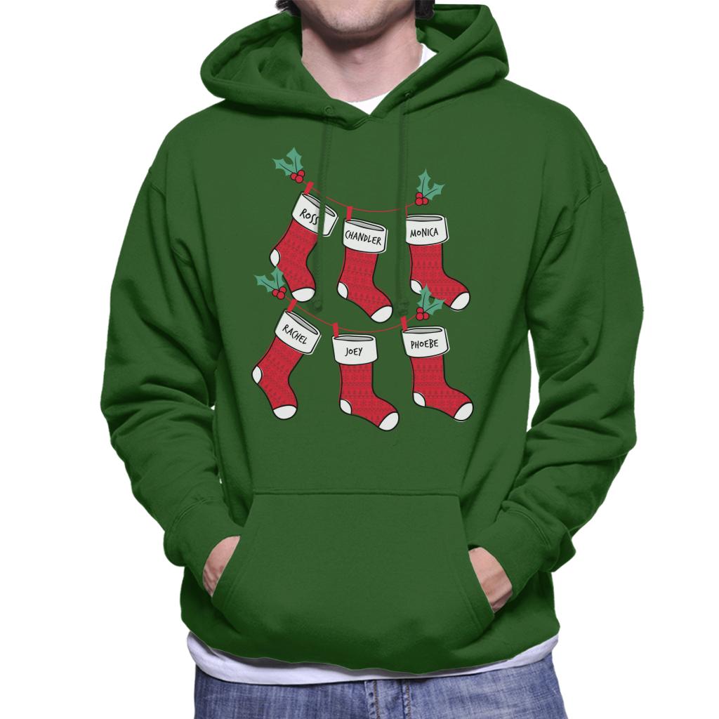 Friends Christmas Stockings Men's Hooded Sweatshirt product image 4