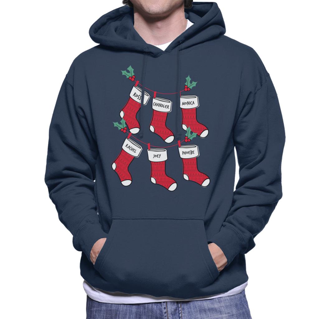Friends Christmas Stockings Men's Hooded Sweatshirt product image 1