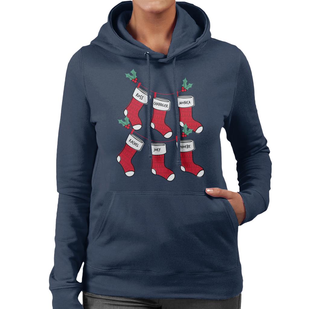 Friends Christmas Stockings Women's Hooded Sweatshirt product image 1