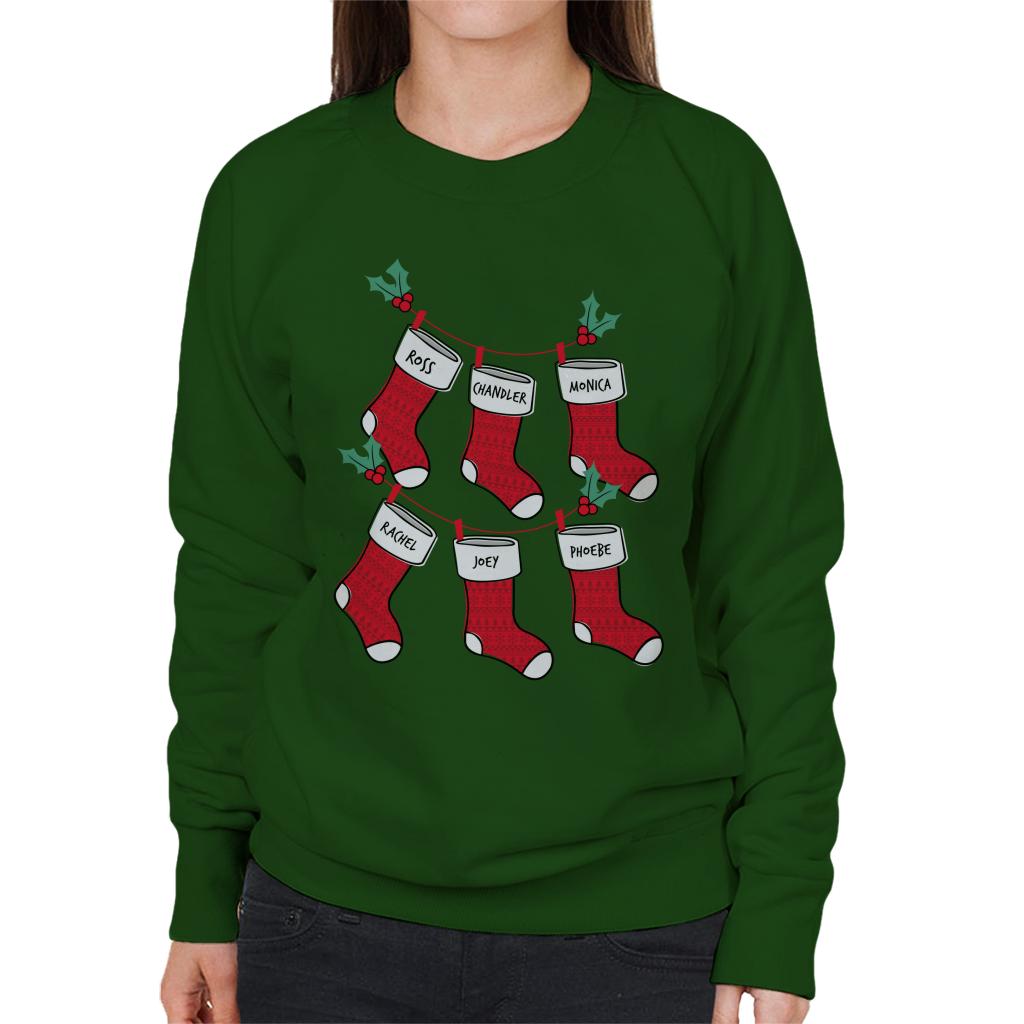 Friends Christmas Stockings Women's Sweatshirt product image 4