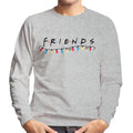 Friends Christmas Logo Festive Lights Men's Sweatshirt product image 1