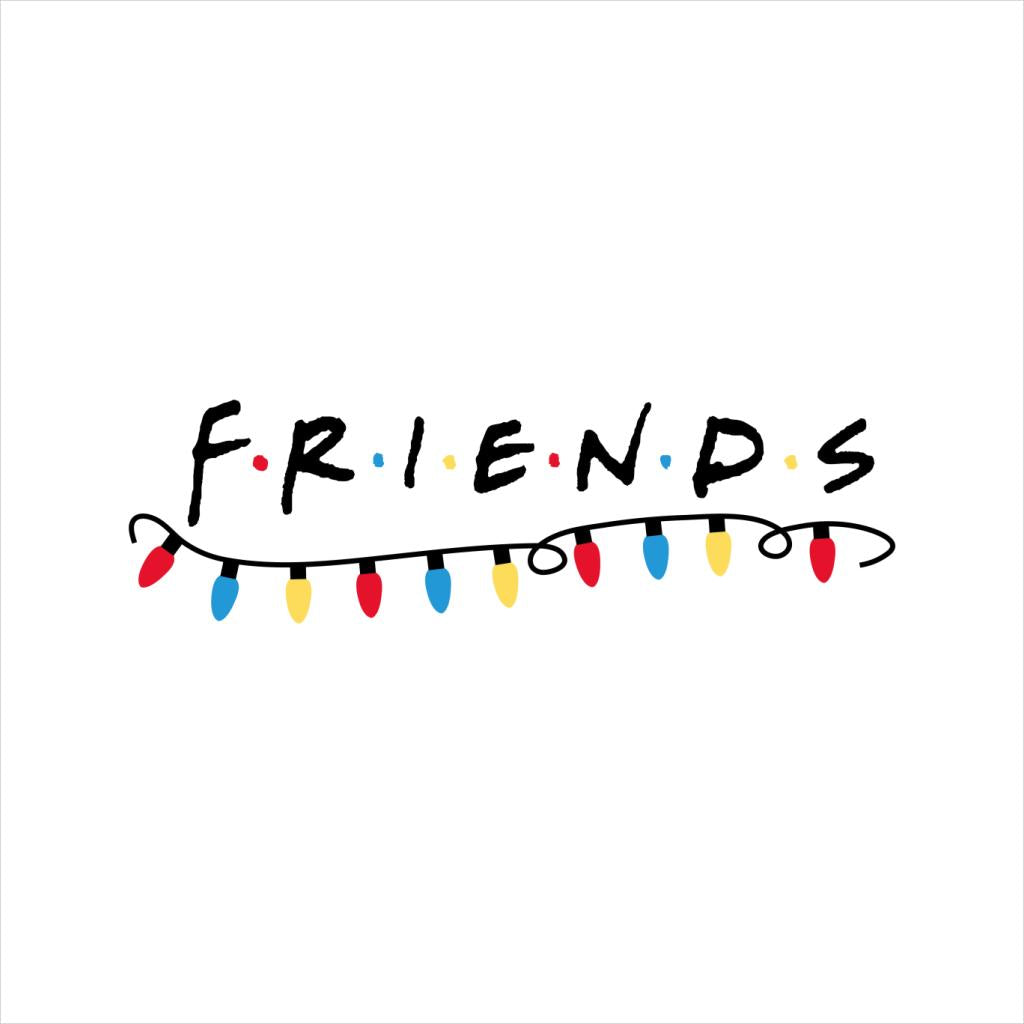 Friends Christmas Logo Festive Lights Men's Sweatshirt product image 5