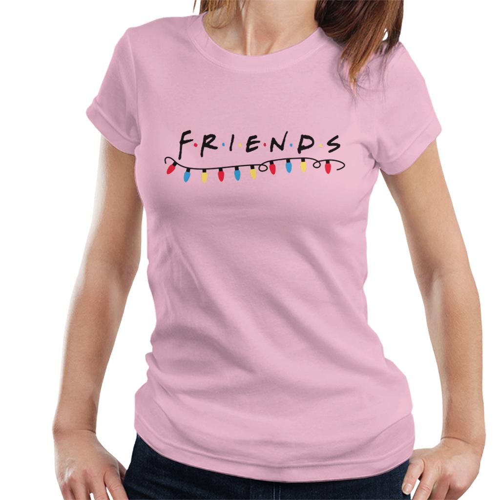 Friends Christmas Logo Festive Lights Women's T-Shirt product image 6
