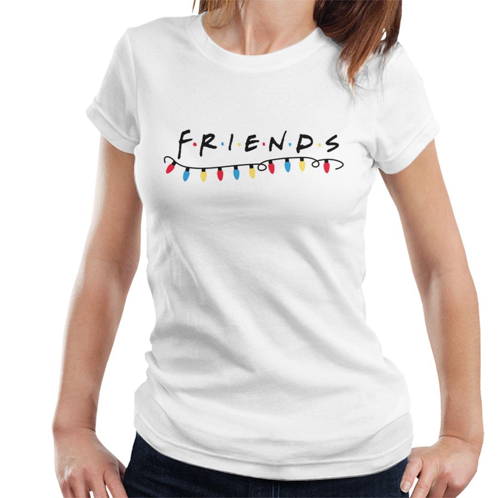 Friends Christmas Logo Festive Lights Women's T-Shirt product image 4